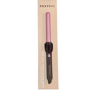 FoxyBae Rose Gold 25mm Curling Wand Iron Tourmaline Ceramic Ionic New!